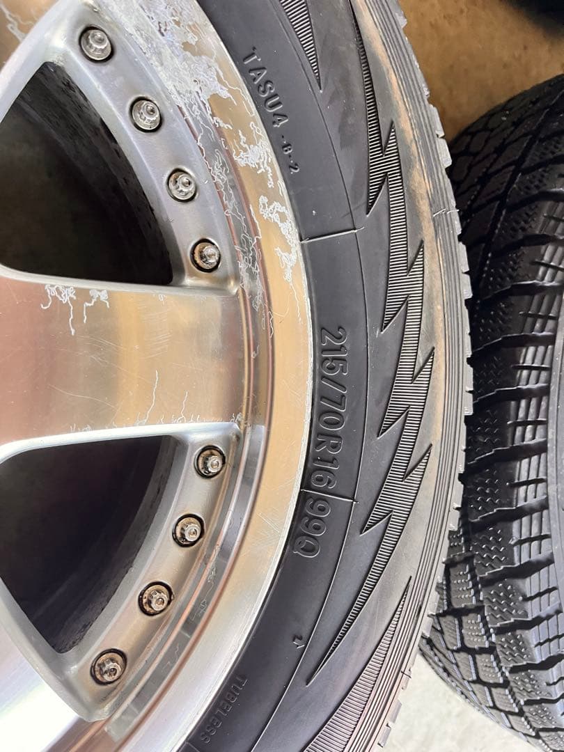 【h.o0328】トーヨー　トランパス　スタッドレス　215/70R16