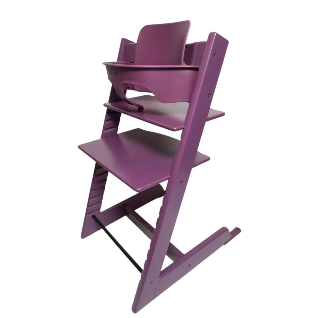 廃盤色 ストッケ トリップトラップ S/N5 ベビーセット パープル