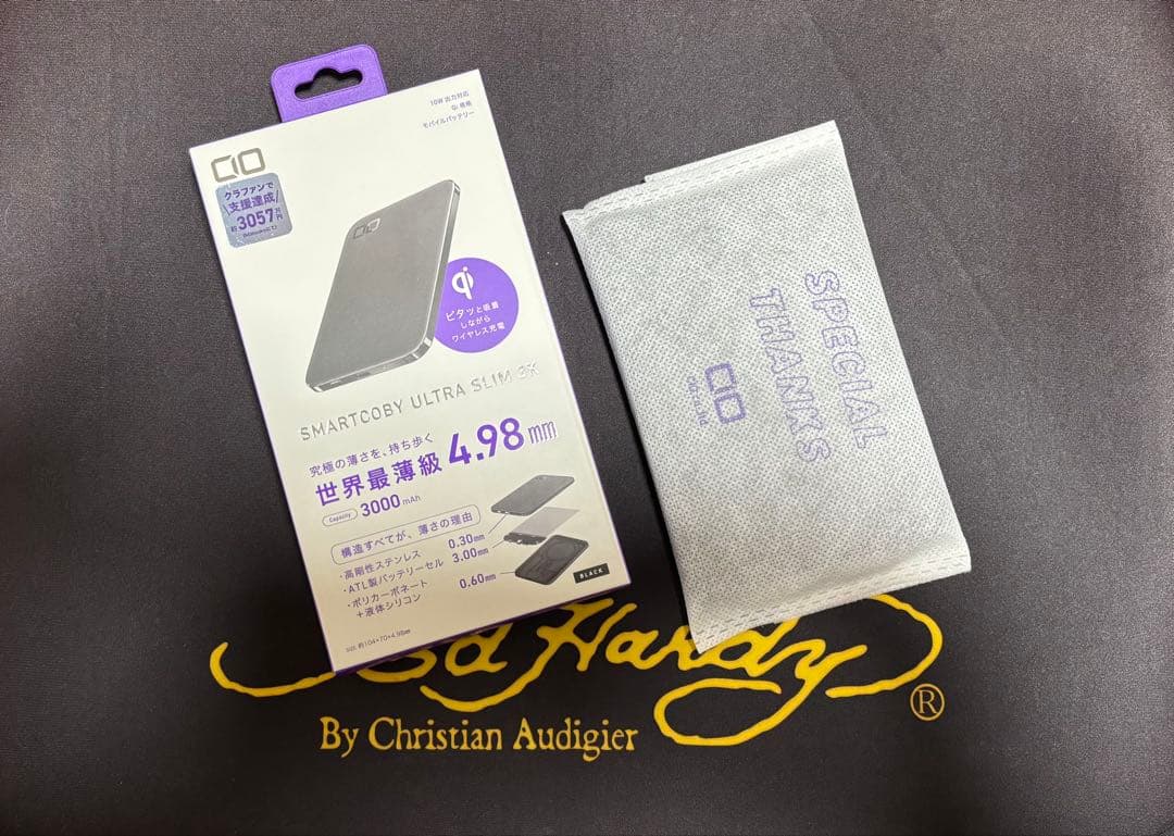 CIO 3K モバイルバッテリー ブラック