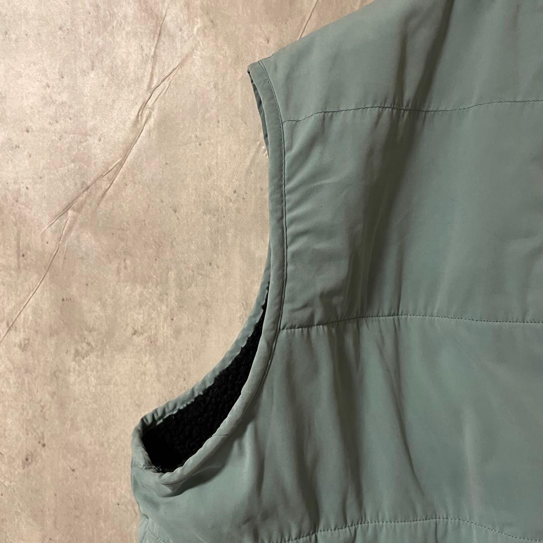 Burtonバートンスキーウェアスノーボードジャケットボアベスト水色青ブルー希少