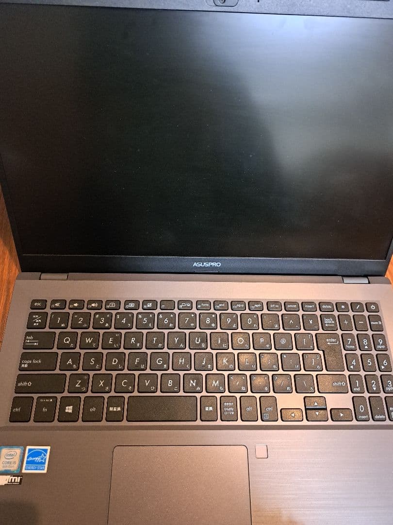 ASUSPRO ノートPC グレー 日本語配列