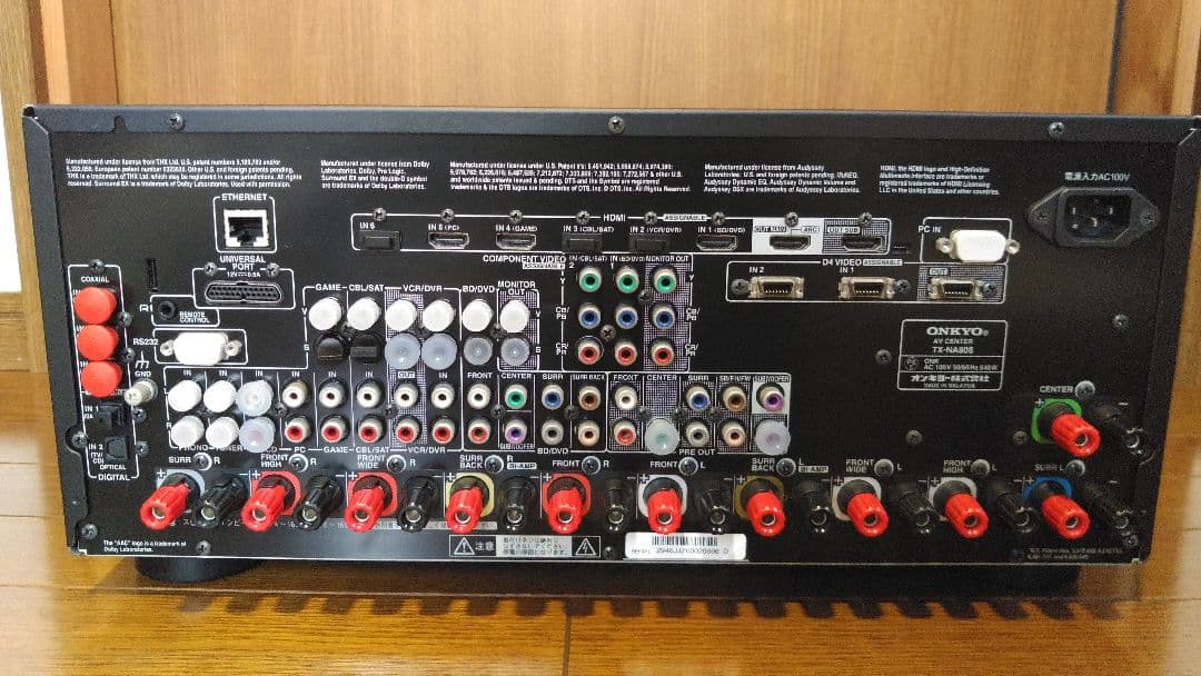 ワンオーナー ONKYO TX-NA808 (B) ＡＶアンプ オンキョー