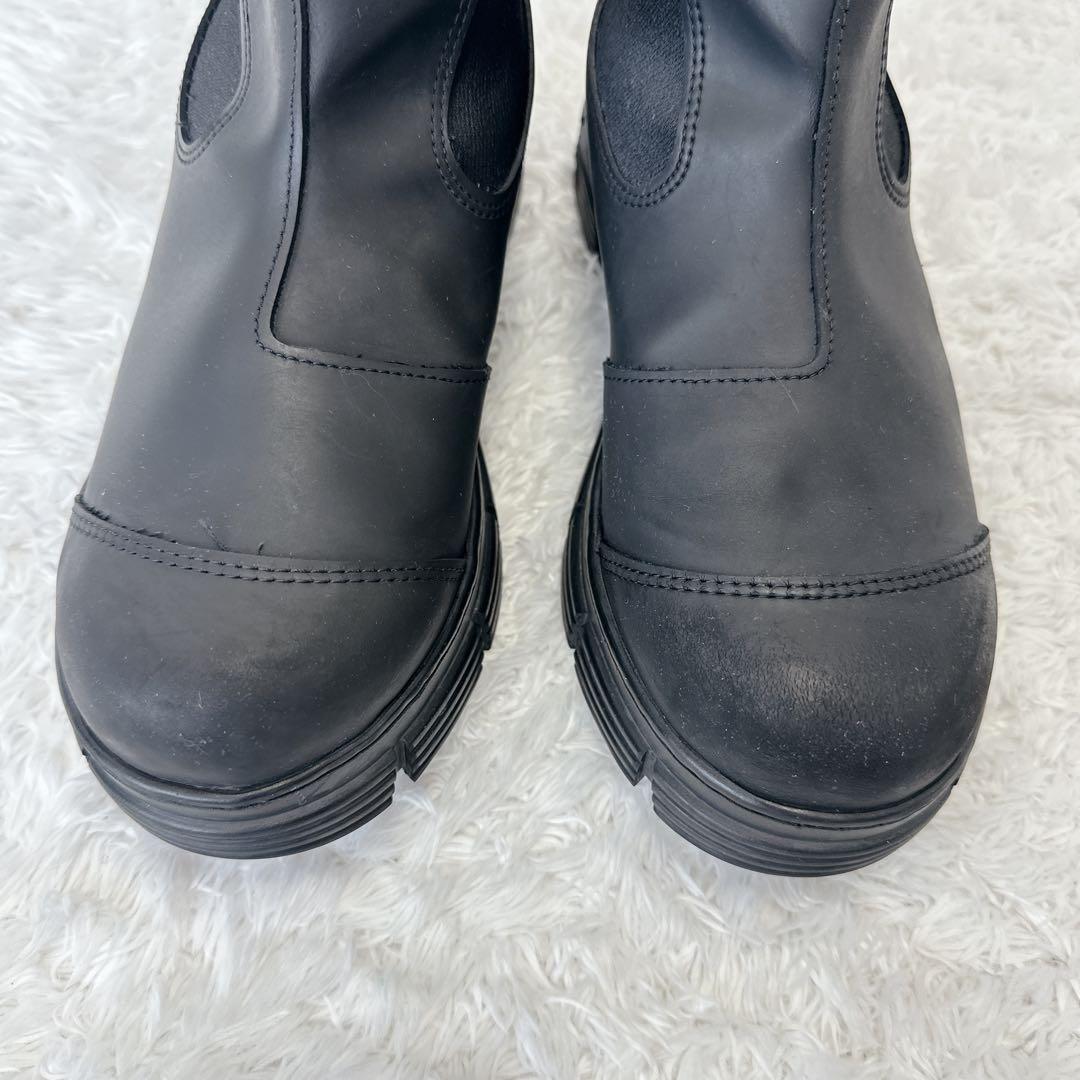 【良品】GANNI ラバーサイドゴアブーツ 39