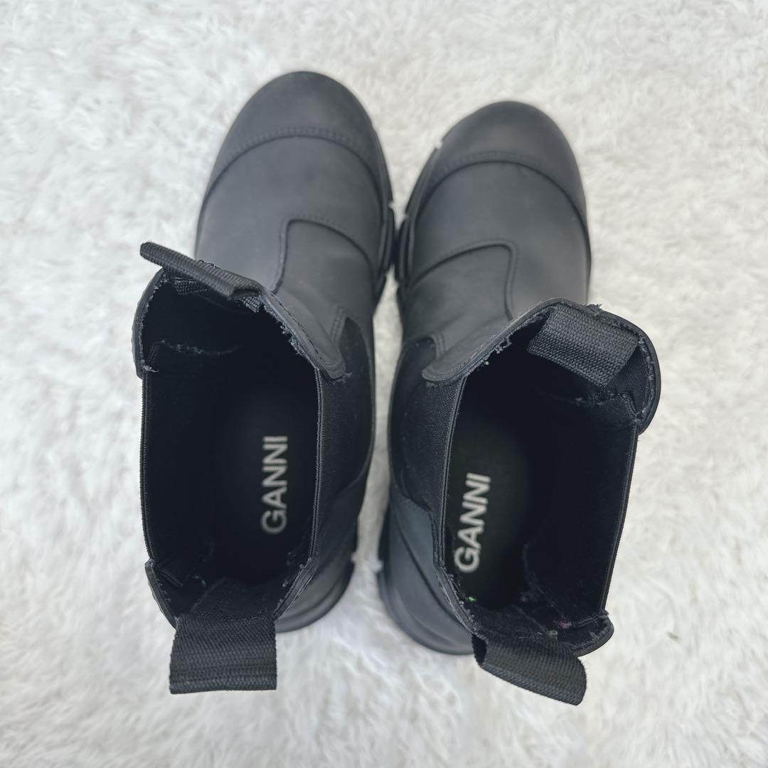 【良品】GANNI ラバーサイドゴアブーツ 39