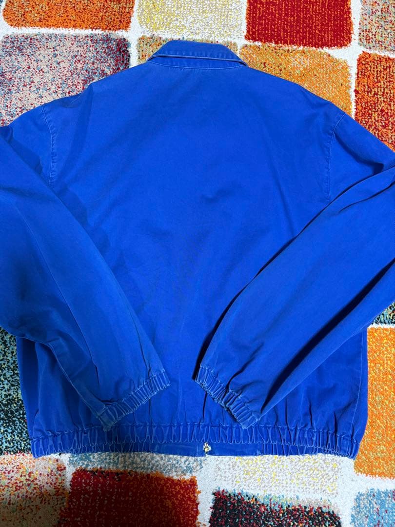 希少　USA製　80s ラルフローレン スウィングトップ　フェード　ブルー