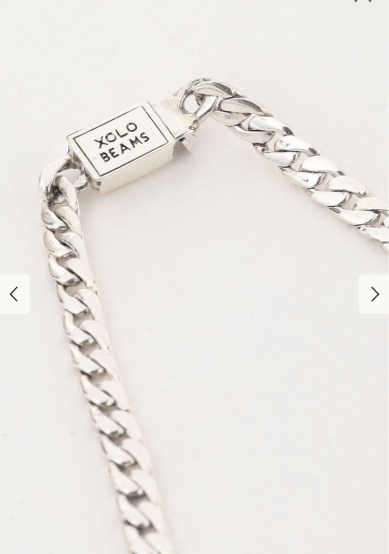 XOLO BEAMS シルバーチェーンネックレス