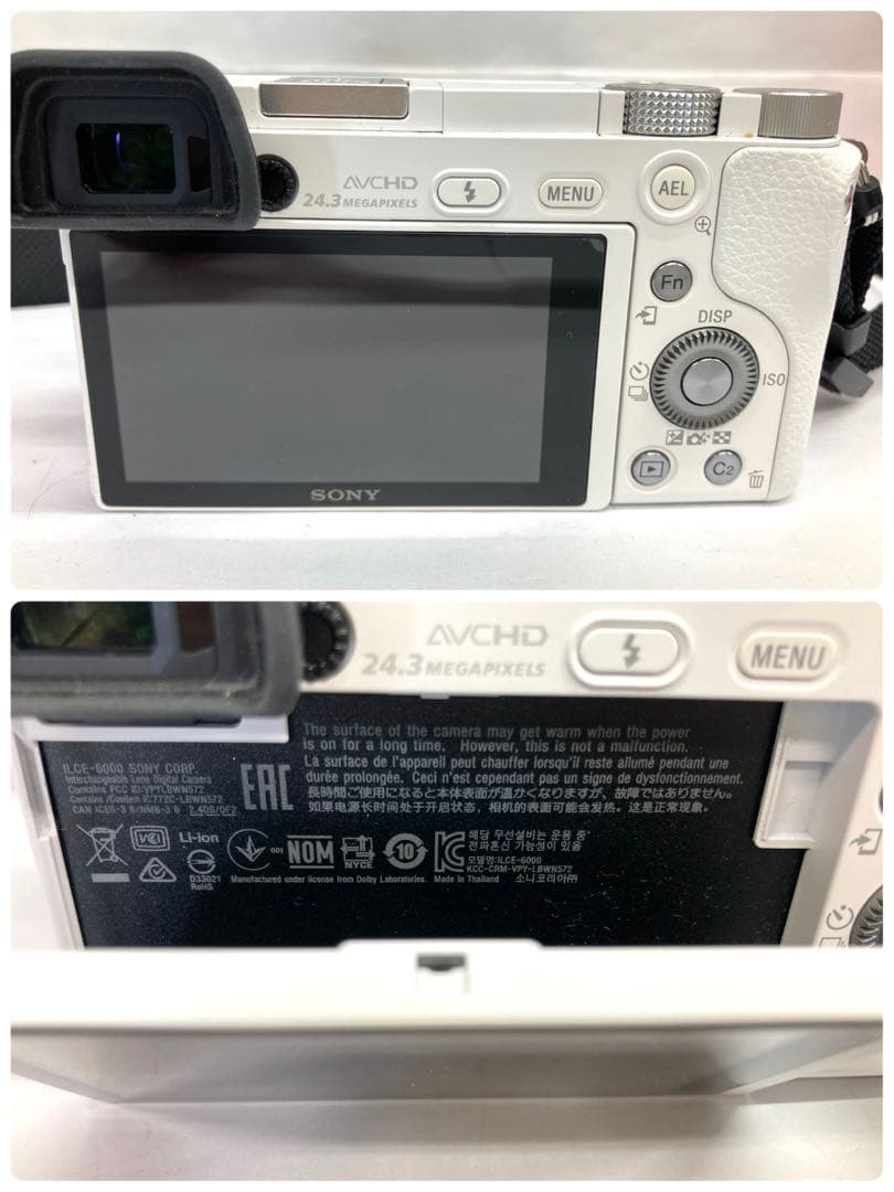 SONY ソニー a6000 ミラーレス一眼 ダブルズームレンズキット