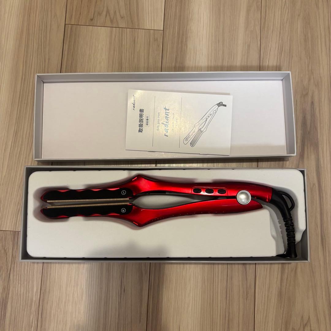 ラディアント ストレートヘアアイロン 28mm 箱、保証書つき