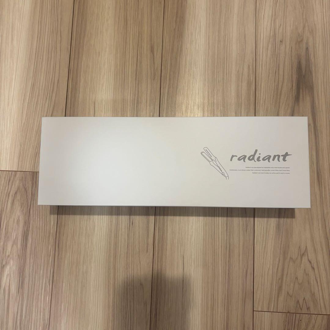ラディアント ストレートヘアアイロン 28mm 箱、保証書つき