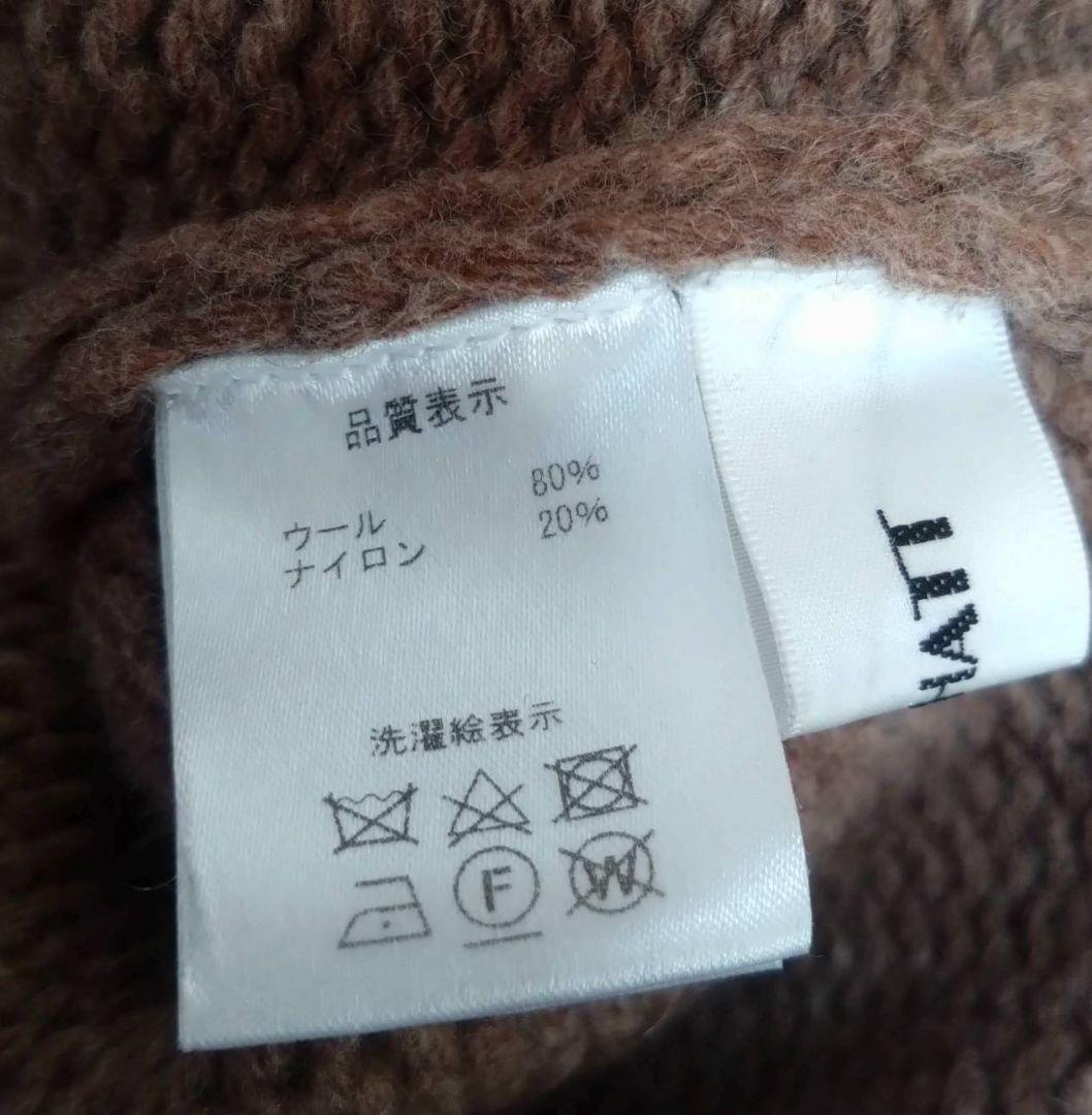 美品 machatt 24AW ローゲージノルディックニット