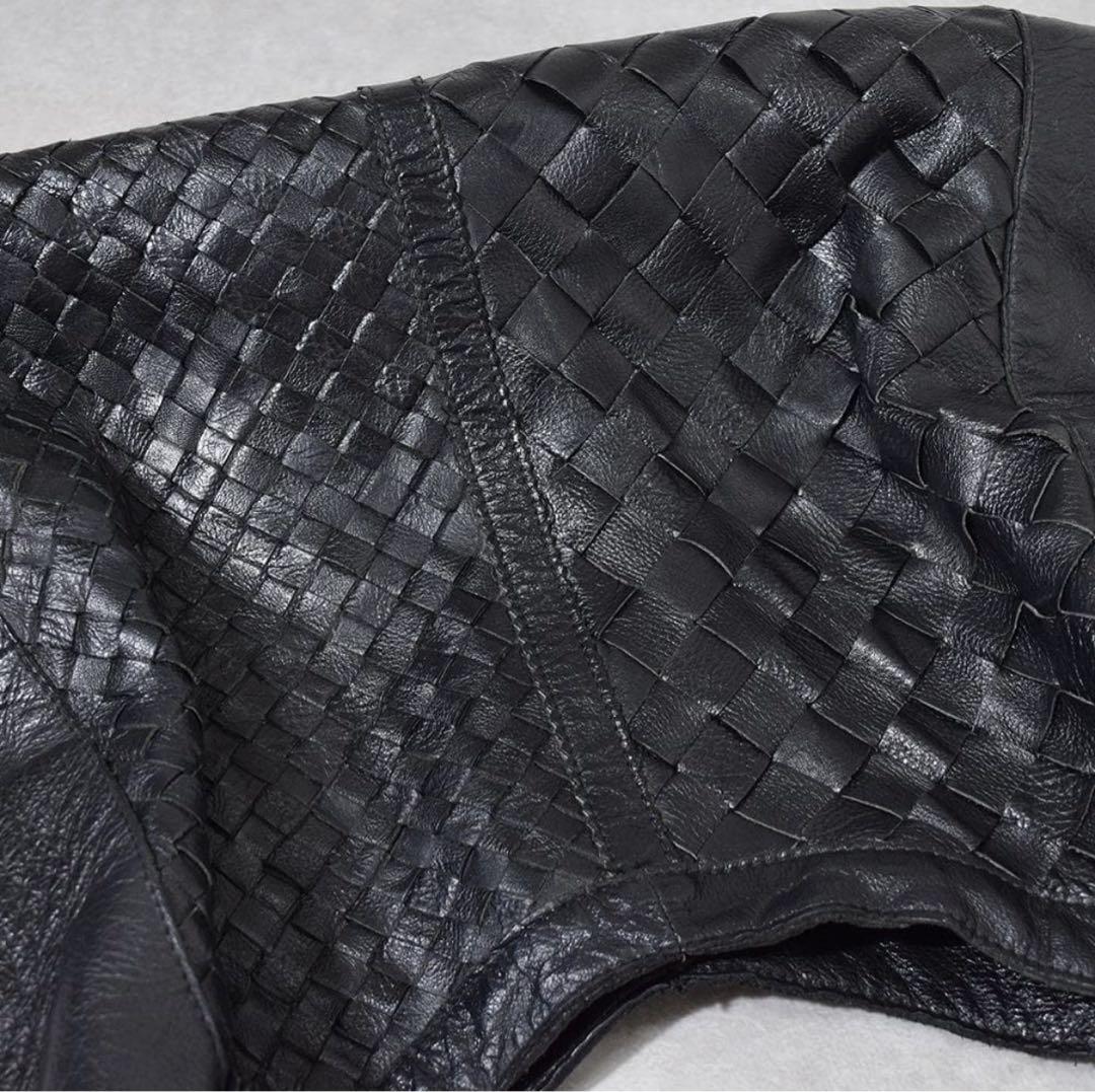 バッグ 00s archive goa Intrecciato leather bag