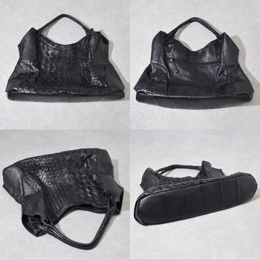 バッグ 00s archive goa Intrecciato leather bag