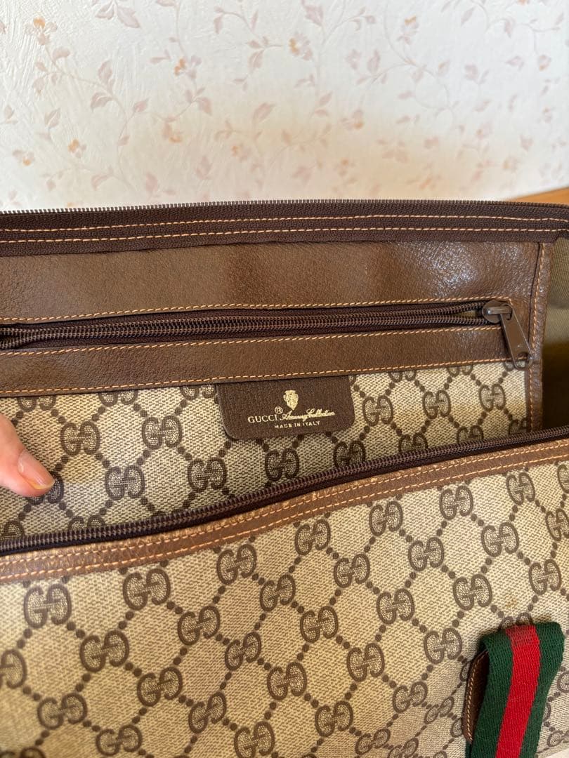 Gucci GGキャンバス ボストンバッグ