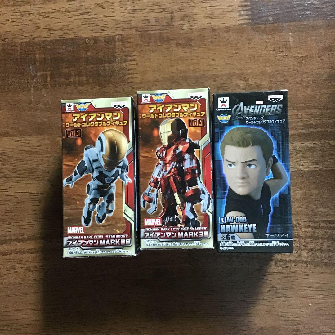 マーベル　アイアンマン他　アベンジャーズ　ワーコレ フィギュア