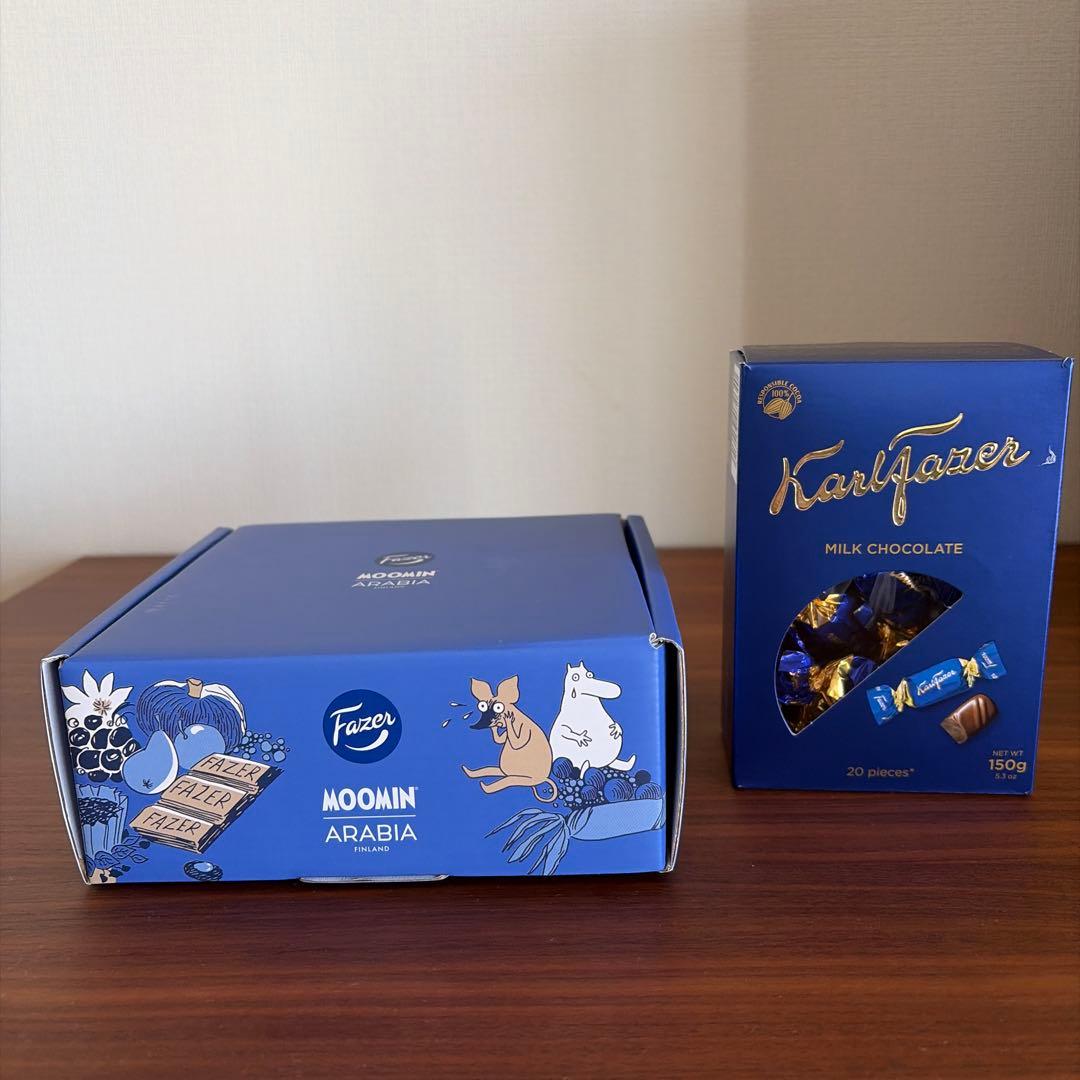 ムーミン x アラビア x ファッツェル コラボ ボウル 15cm　チョコレート