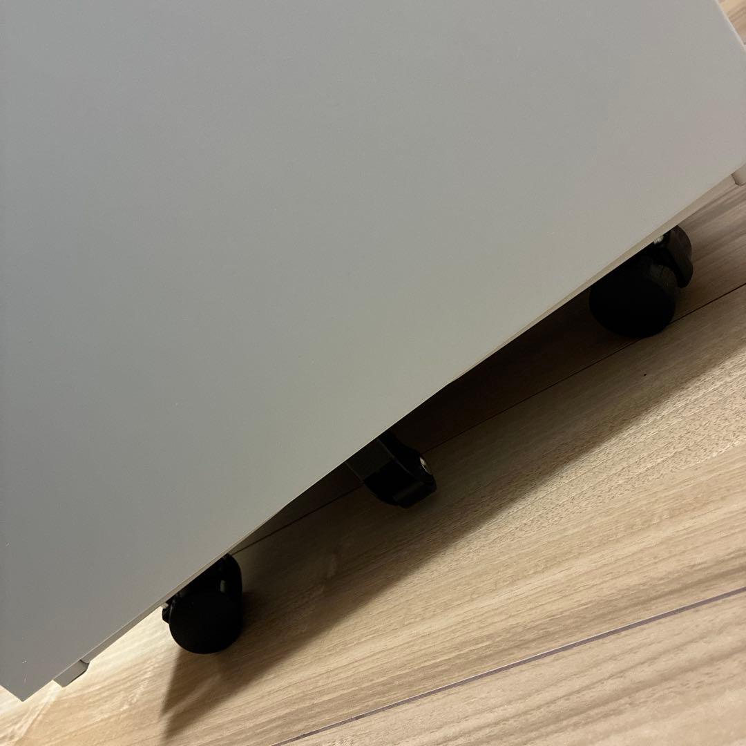 【未使用品】ホワイトデスクワゴン