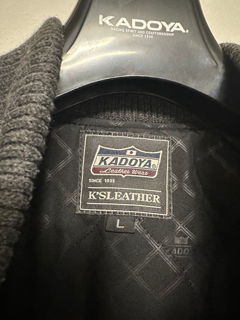 KADOYA K'S LEATHER&K'S PRODUCT BLACK　L