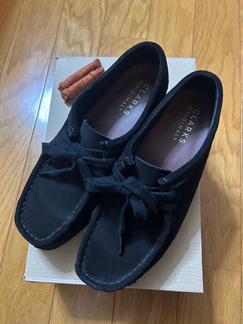 Clarks ワラビー　24cm ブラック　UK5