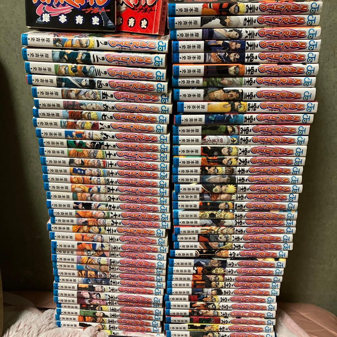 名作 NARUTO ナルト　1〜72巻　全巻 おまけ4点有り NARUTO全巻