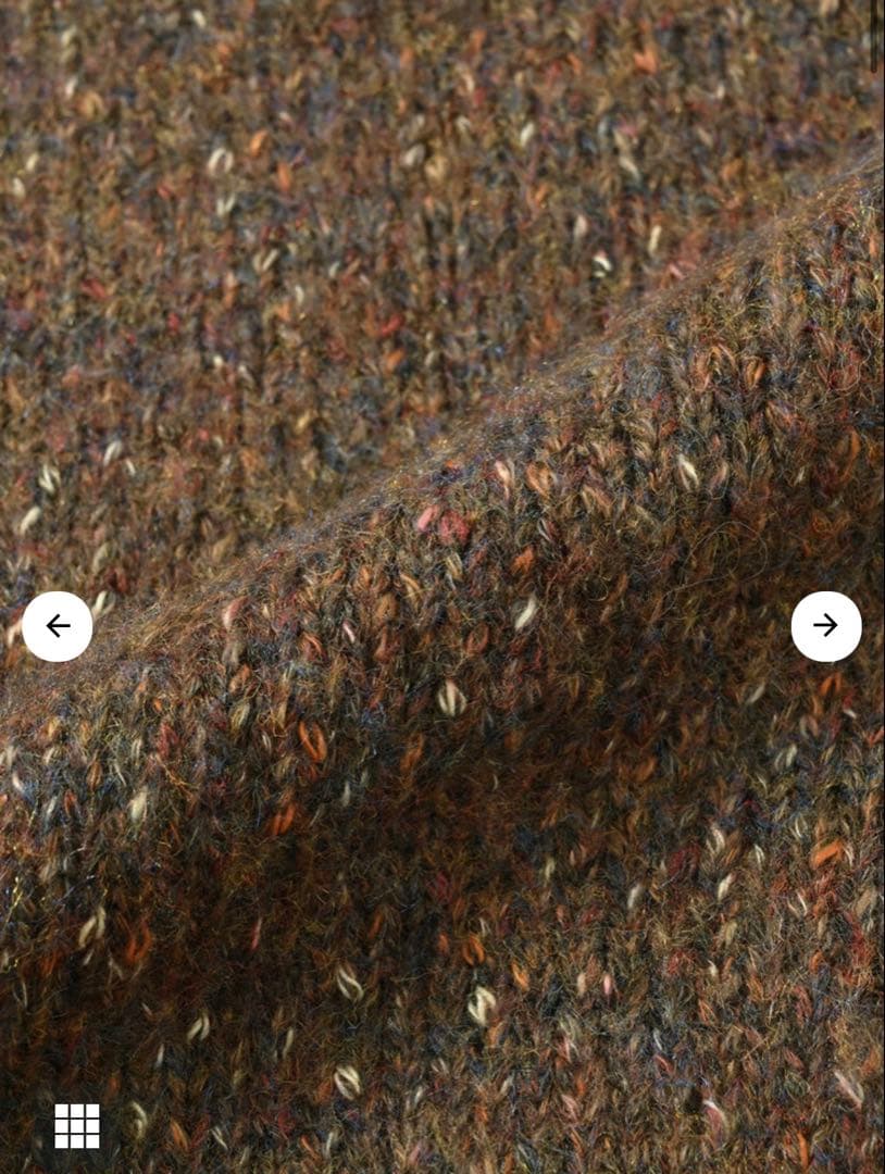 STRATA ヴィンテージライクミックスヤーンニット