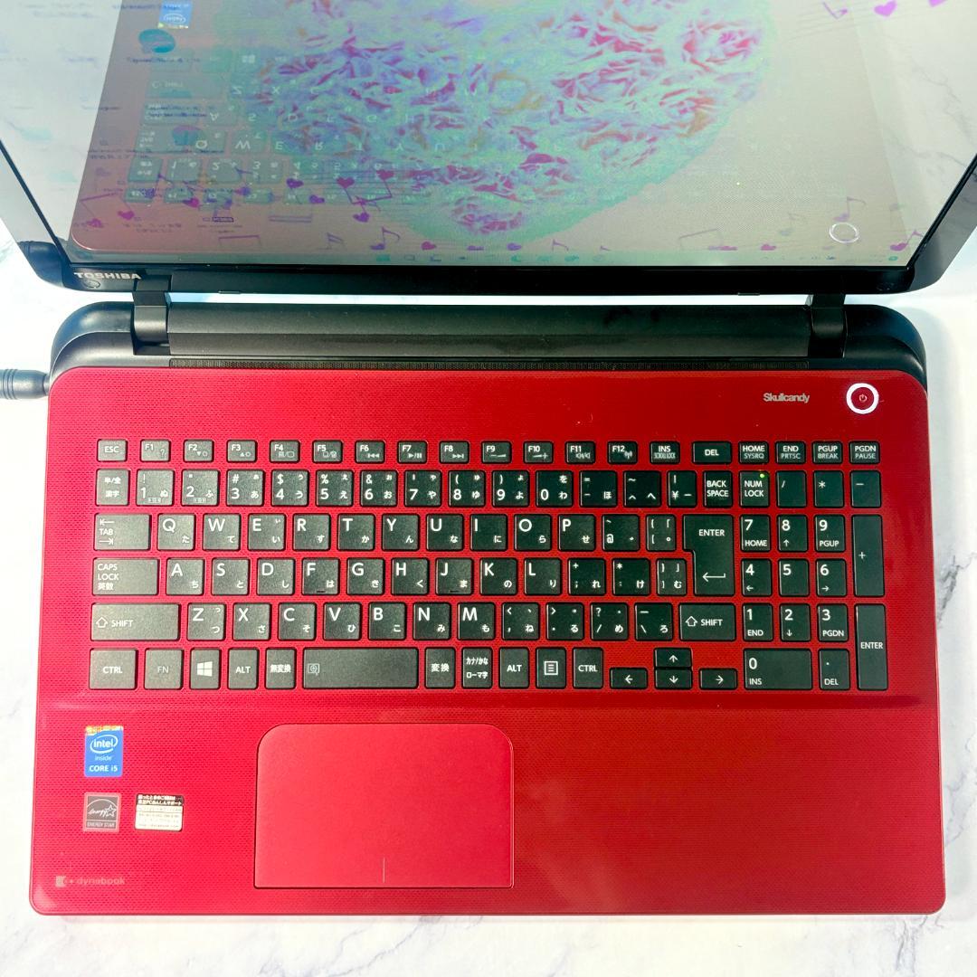 SSDで快速！フルHDで画面広・カメラ・DVDマルチ・レッドノートパソコン