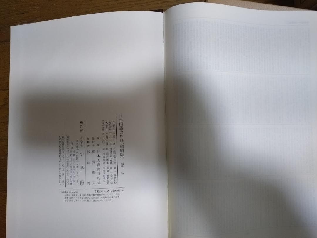 日本国語大辞典 全10巻 箱付き