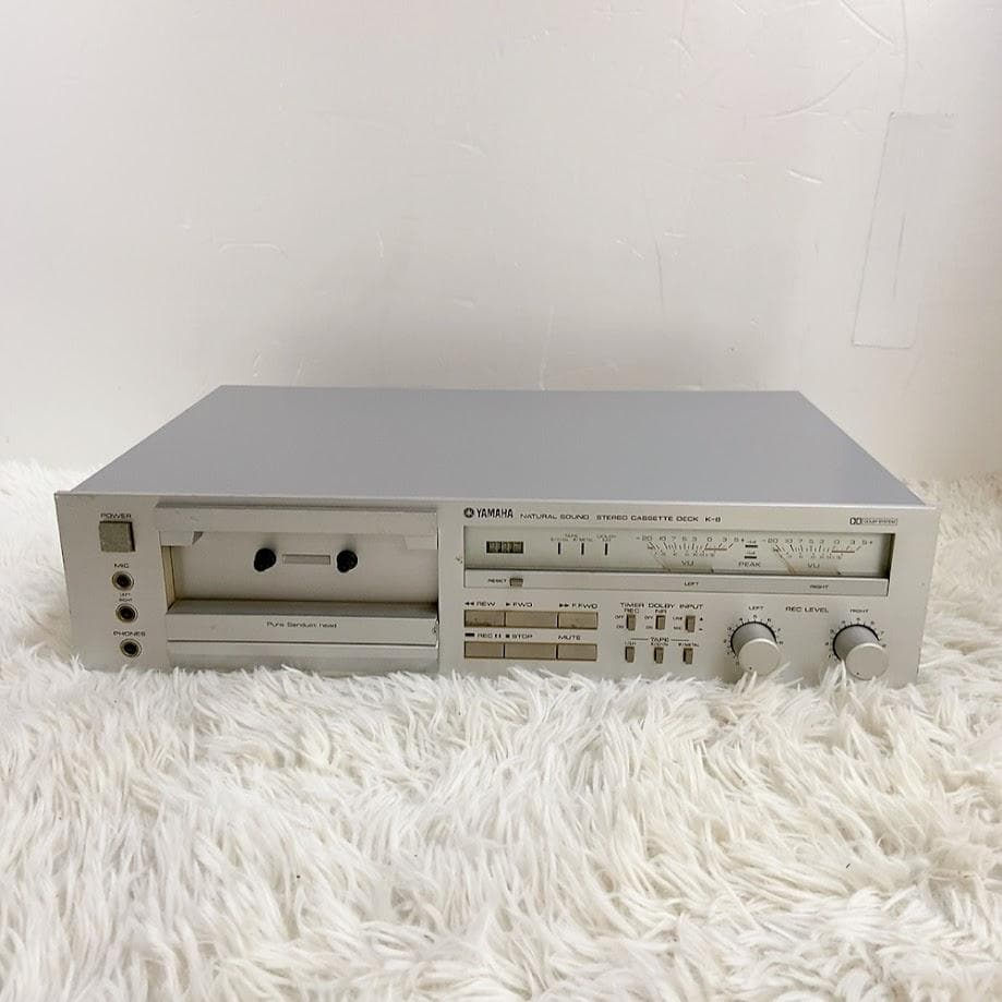 ヤマハ YAMAHA K-8 カセットデッキ 当時物 ナチュラルサウンド 希少