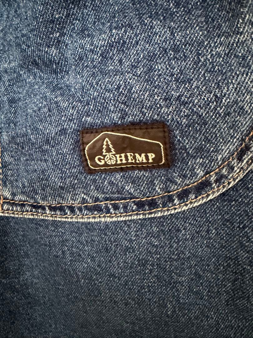 ゴーヘンプ デニムオーバーオール