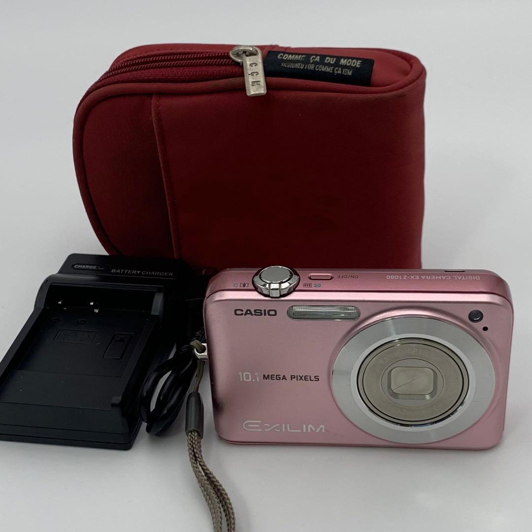 極美品 CASIO EX-Z1080 ピンク コンデジ