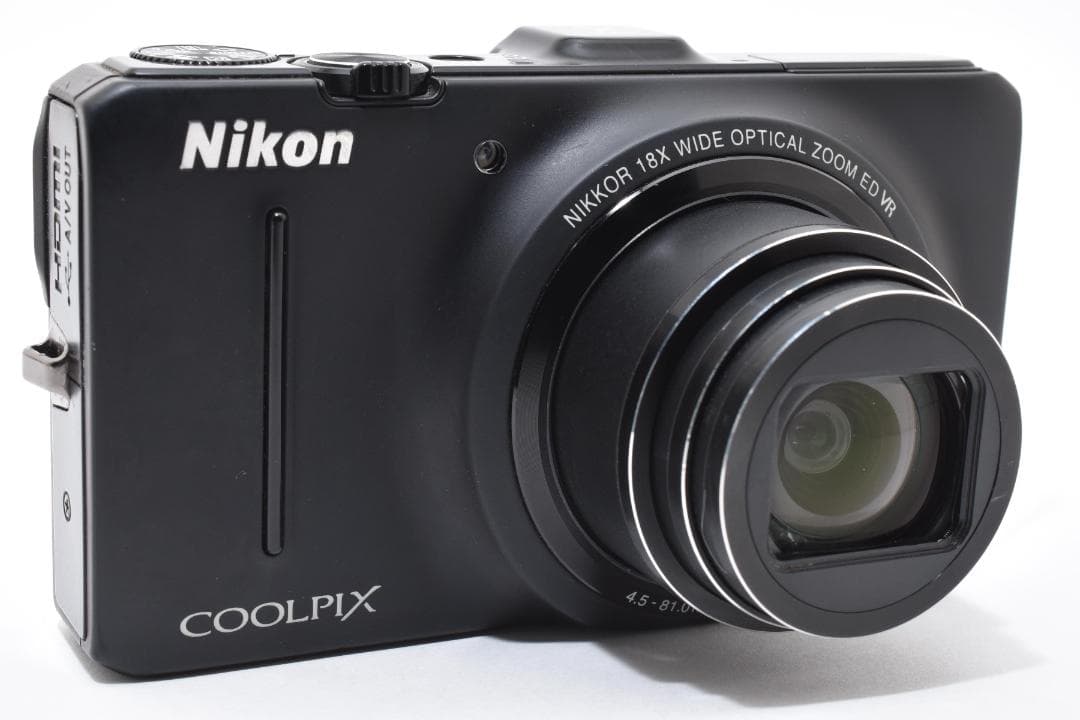 美品 ニコン COOLPIX S9300 コンパクトデジタルカメラ ブラック
