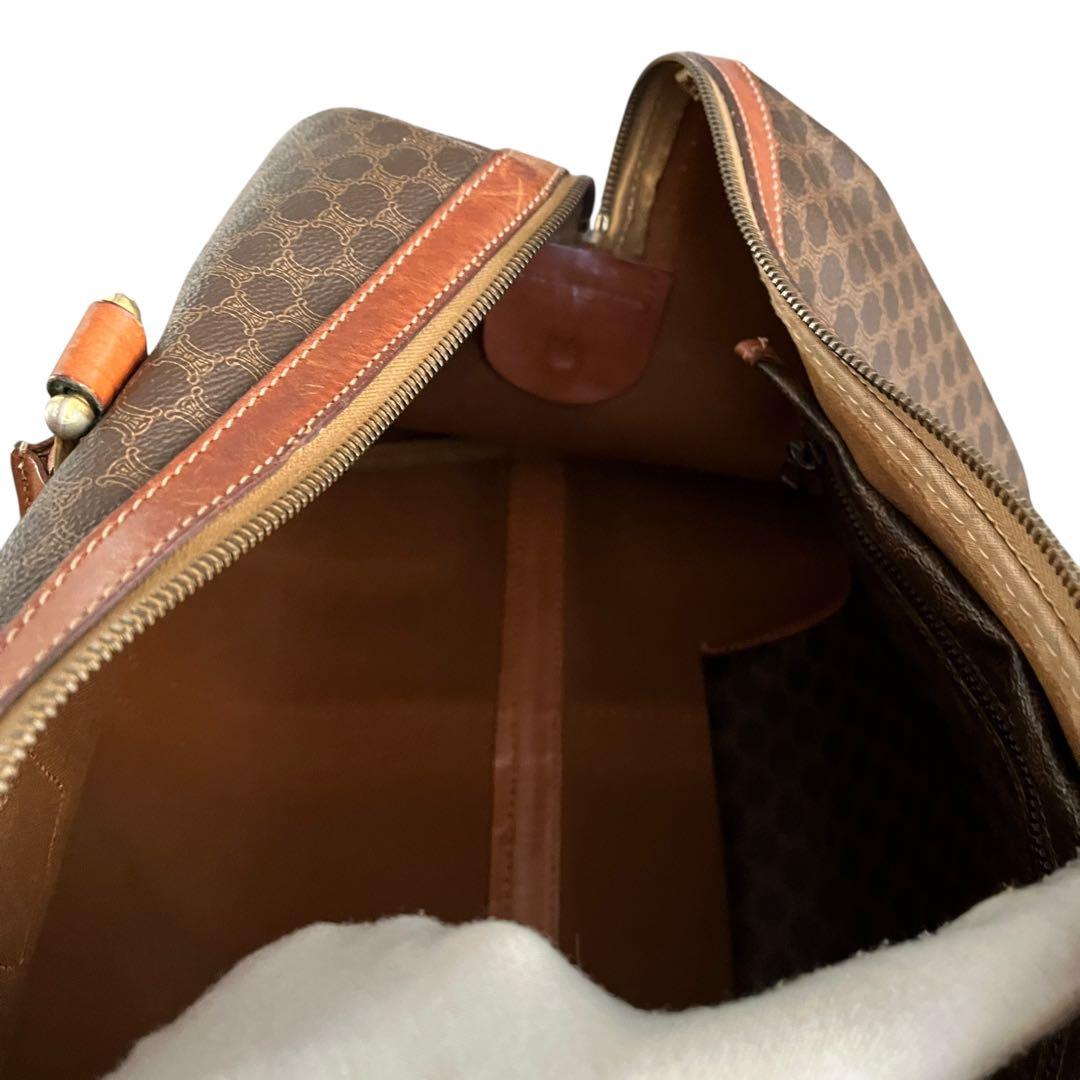 希少】CELINE セリーヌ マカダム柄 ボストンバッグ 大容量刻印あり