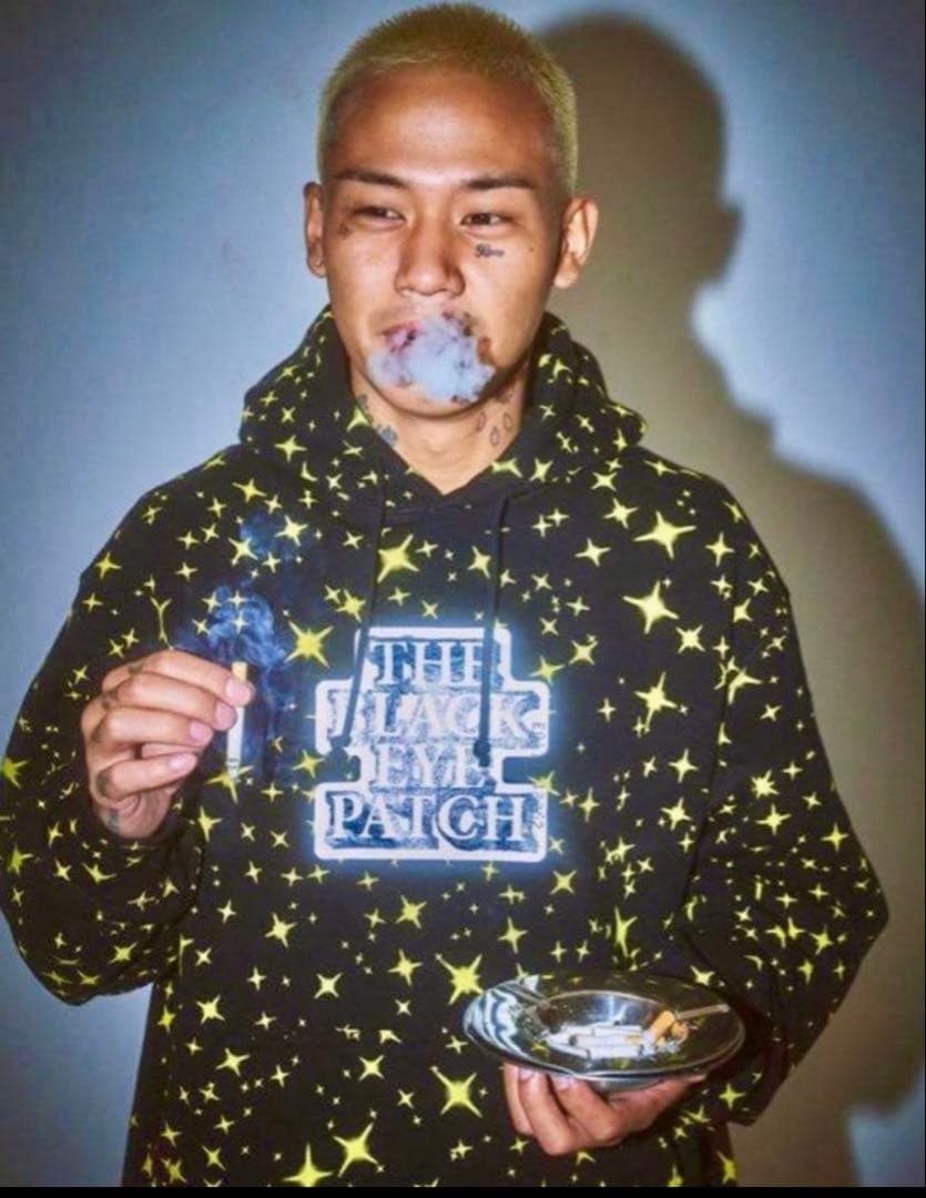 【希少】BlackEyePatch スタープルオーバーパーカーブラックアイパッチ