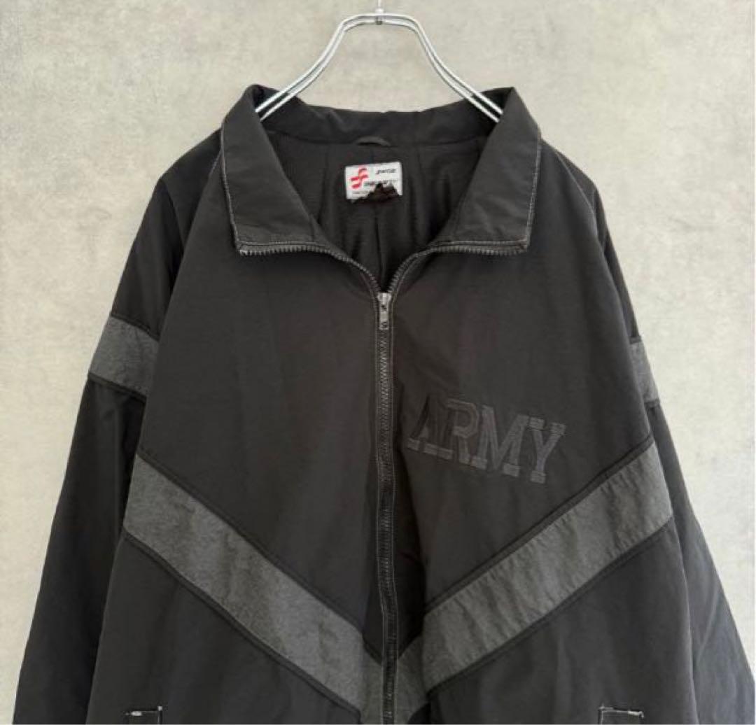 US.ARMY IPFU 米軍トレーニングジャケット ブラック XXLARGE