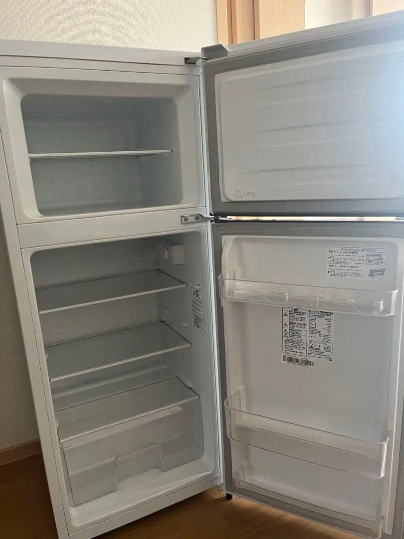 Hisense 2ドア冷蔵庫 HR-B1201 ホワイト 2018年製