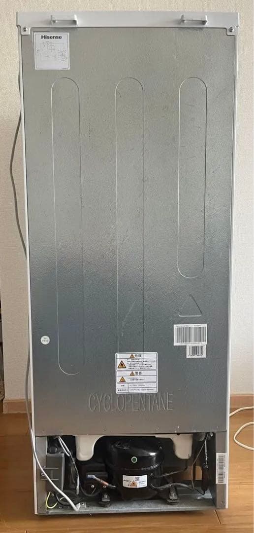 Hisense 2ドア冷蔵庫 HR-B1201 ホワイト 2018年製