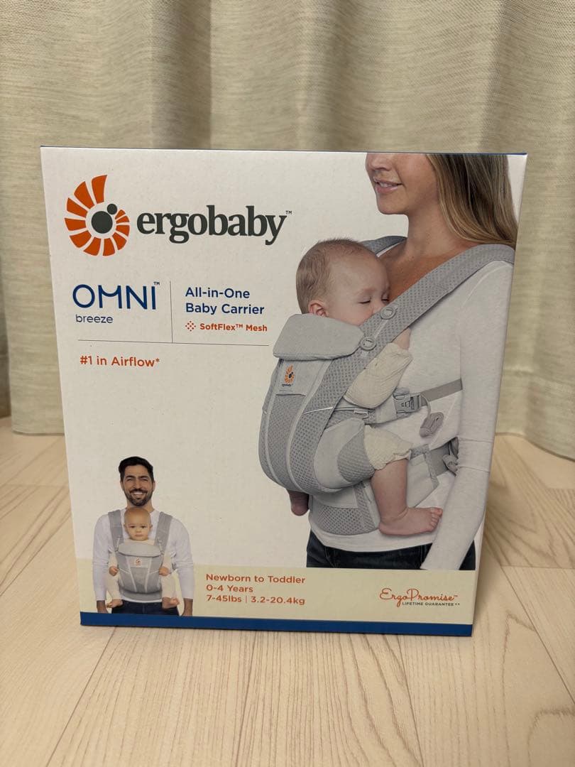 エルゴベビー OMNI Breeze(オムニ ブリーズ)/パールグレー