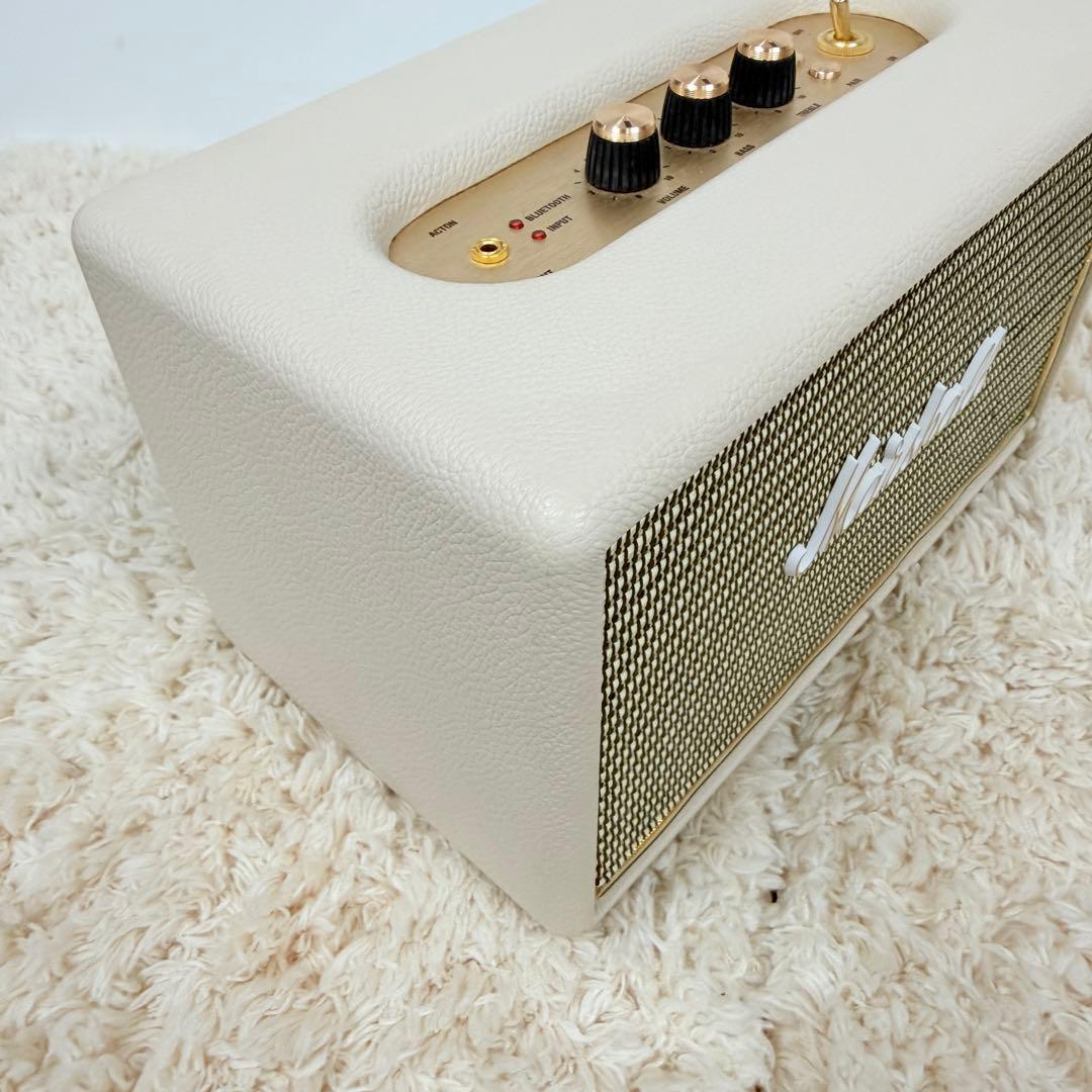 極美品 Marshall ACTON Bluetoothスピーカー クリーム