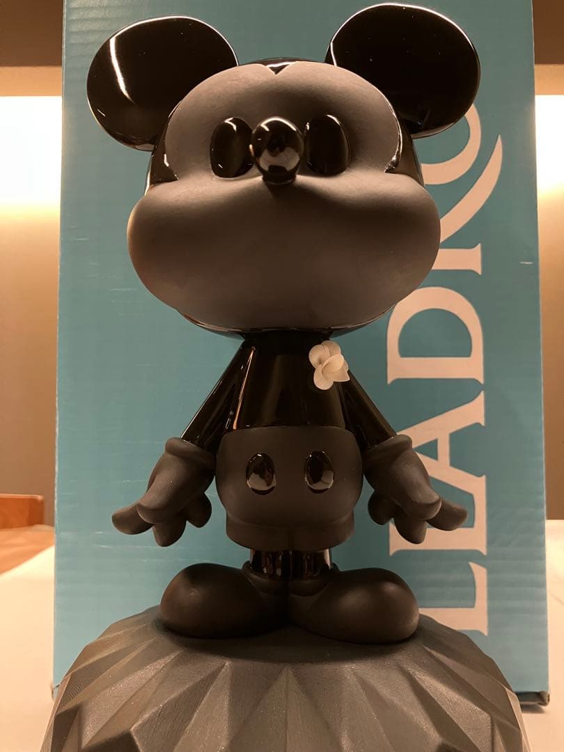 リヤドロ　ディズニー　ブラックミッキーマウス