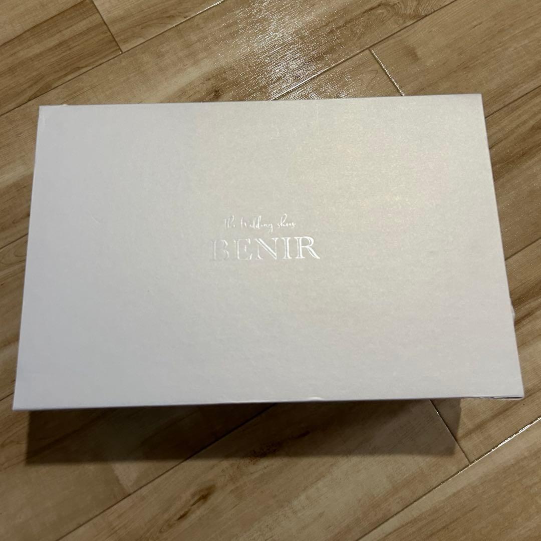 【BENIR】ウエディングシューズ　サイズ: 23.5〜24.0 ヒール12cm