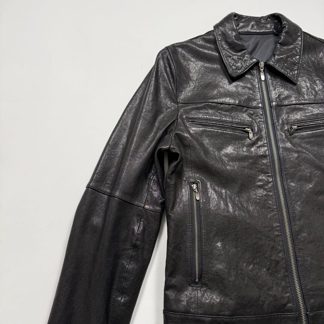 ジャケット・アウター 2000s Double zipup real leather jacket