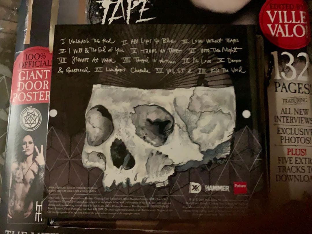 HIM “Tears on Tape”l Hammer サイン入り