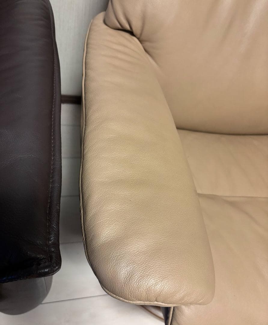 まことくん EKORNESストレスレスリクライニングチェア本革 オットマン