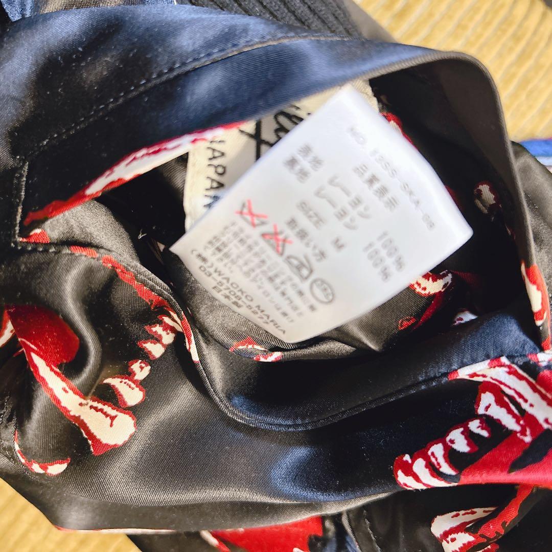 WACKOMARIA ワコマリア 黒豹マリアスカジャン M