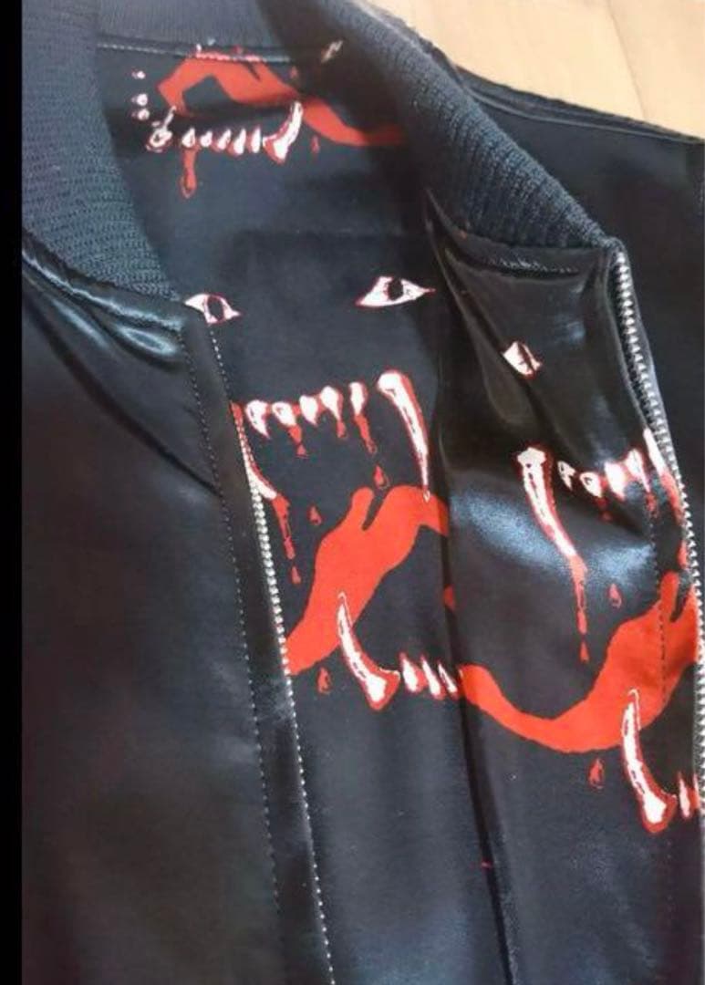 WACKOMARIA ワコマリア 黒豹マリアスカジャン M