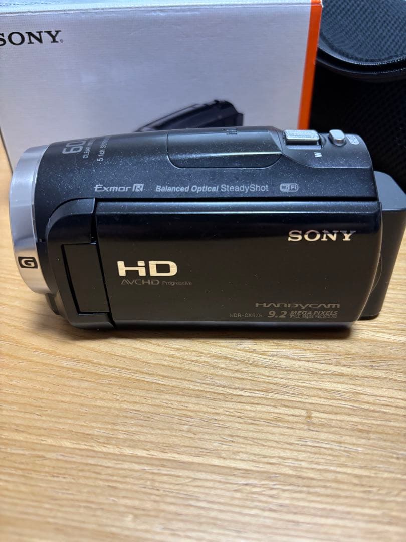 SONY HDR-CX675 ブラック　収納バック付き
