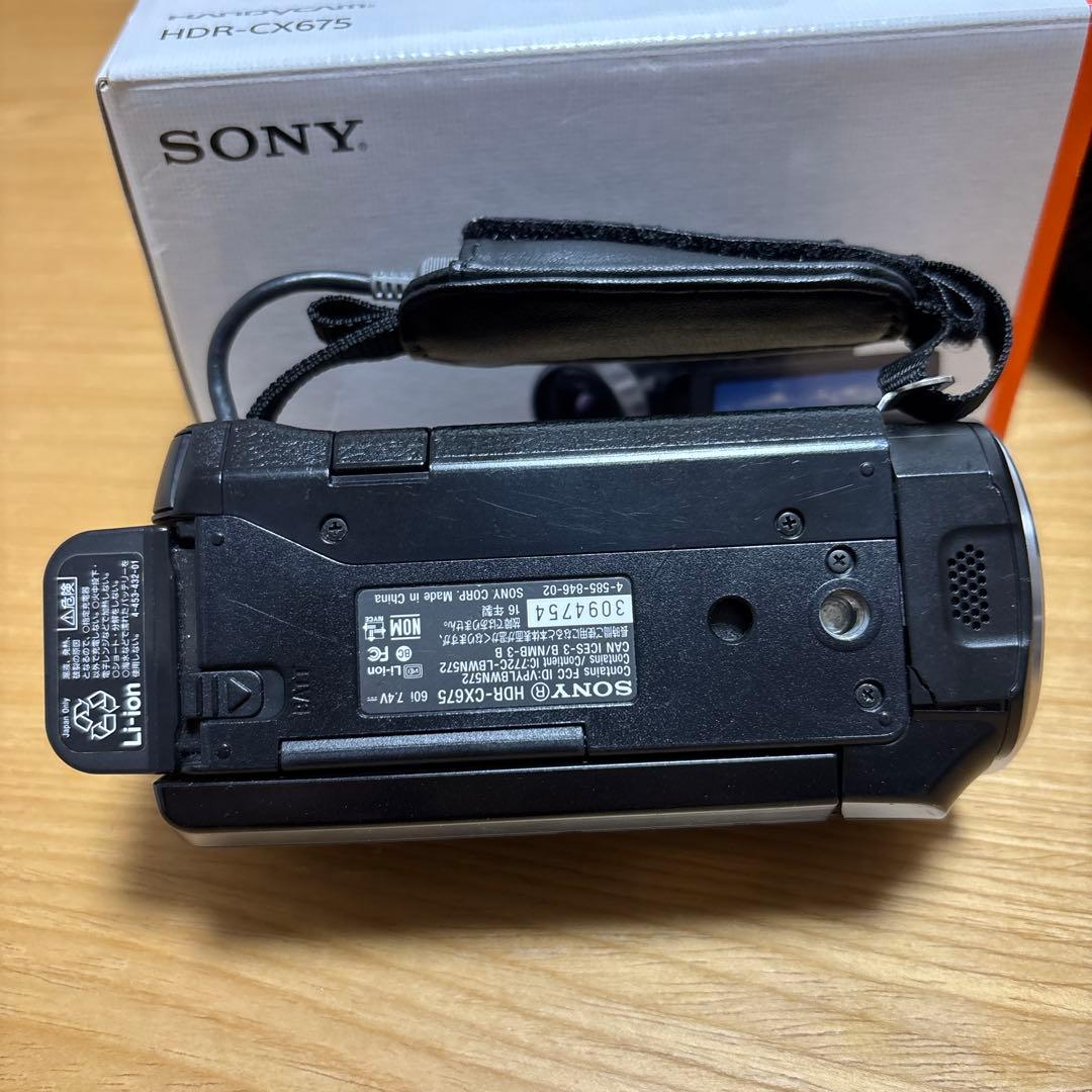 SONY HDR-CX675 ブラック　収納バック付き