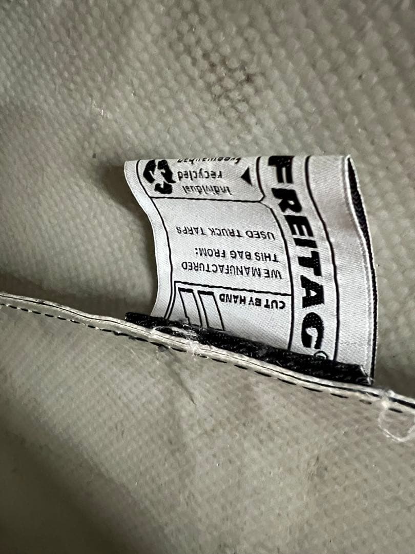 FREITAG miami vice トートバッグ ホワイト/ブルー