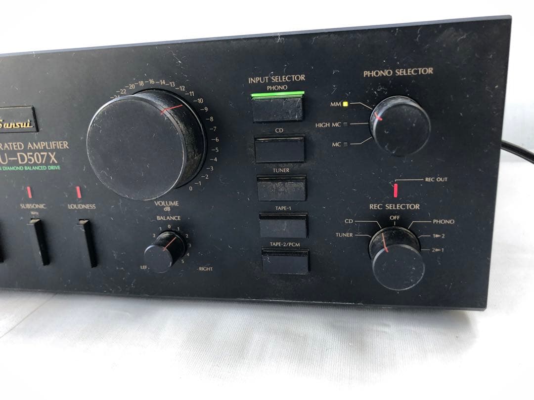 サンスイ sansui 山水AU-D507X プリメインアンプ(I79)