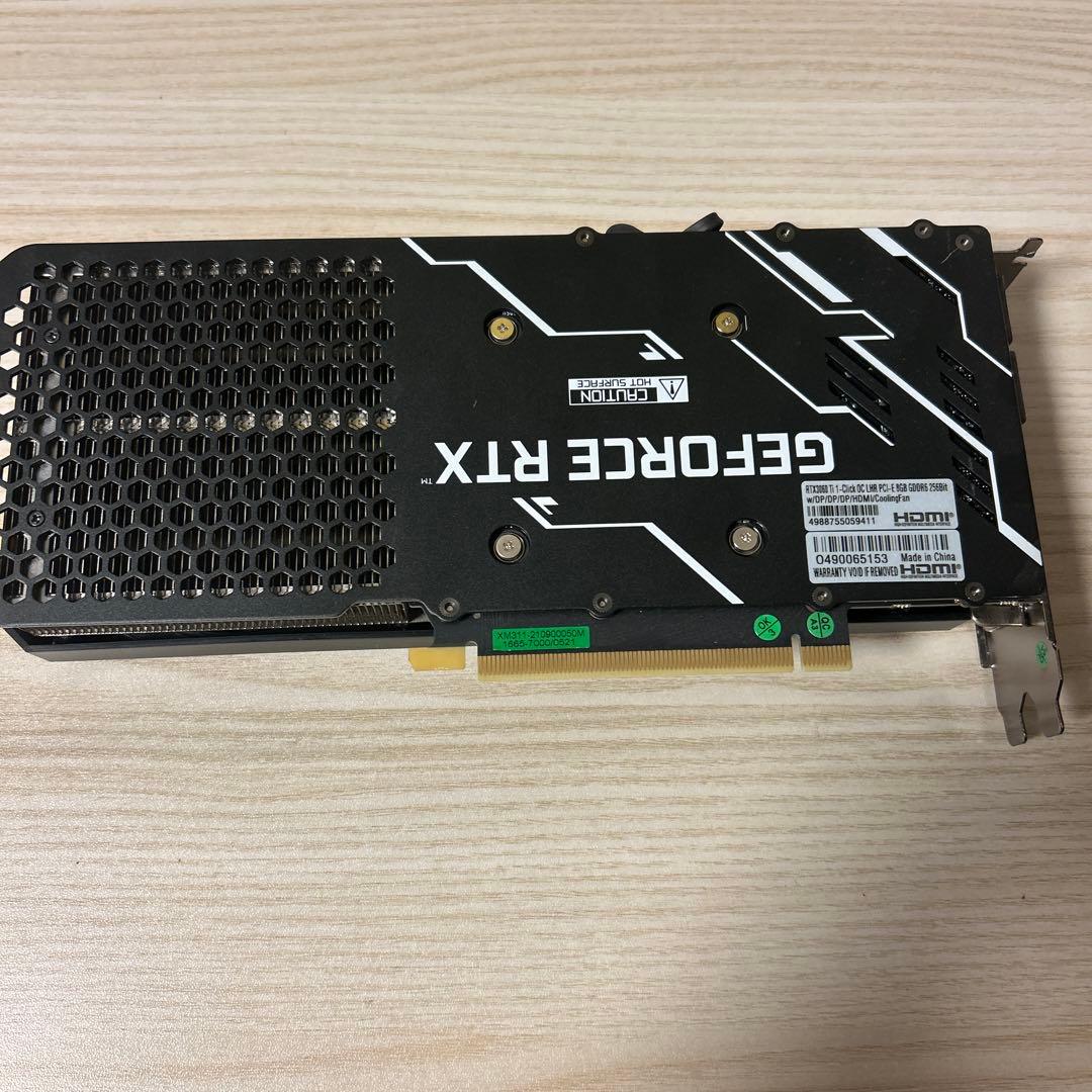 グラフィックボード・グラボ・ビデオカード RTX3060Ti-E8GB/DF/LHR