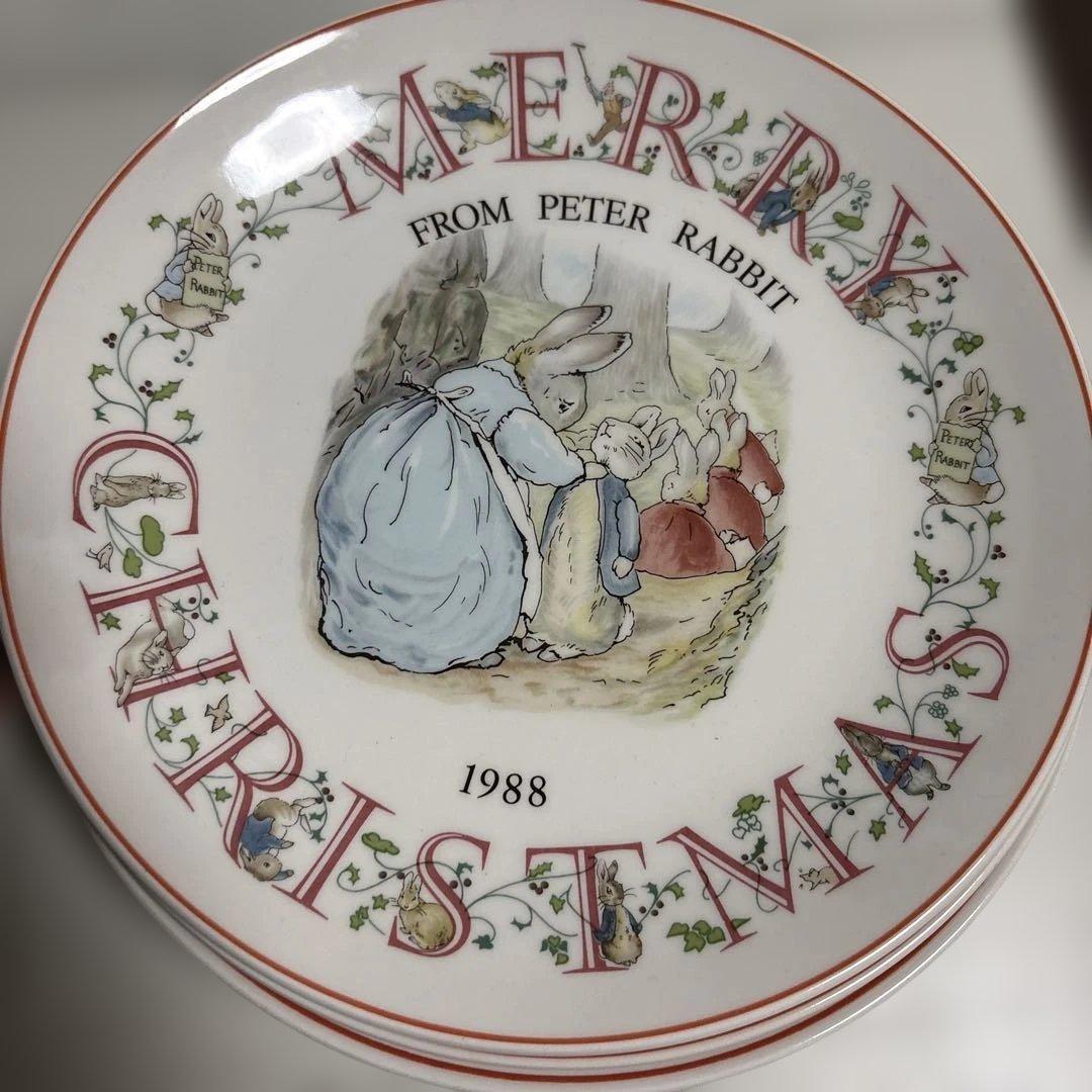 【希少】 ピーターラビット クリスマスプレート9枚セット